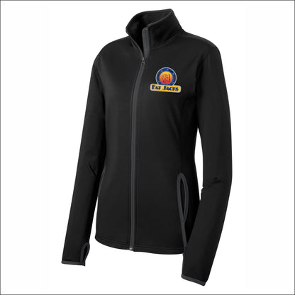 Fat Jacks Ladies Stretch Full-Zip Contrast Performance