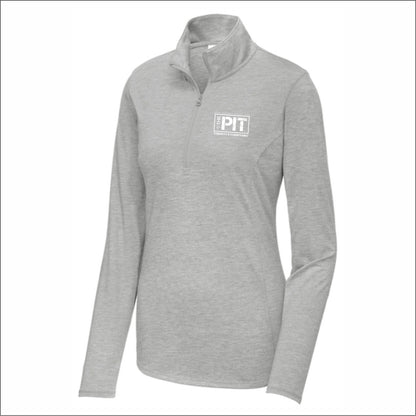 Four Seasons The Pit Ladies Tri-Blend Wicking 1/4-Zip Pullover - Des. B
