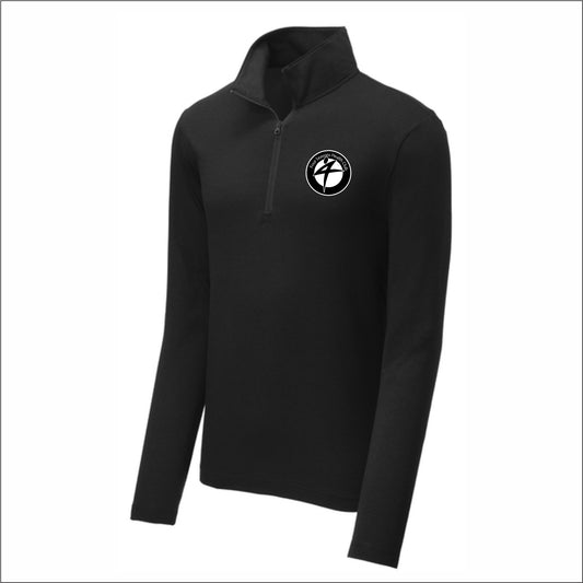 Four Seasons The Pit Sport-Wick Tri-Blend Wicking 1/4-Zip Pullover- Des. A