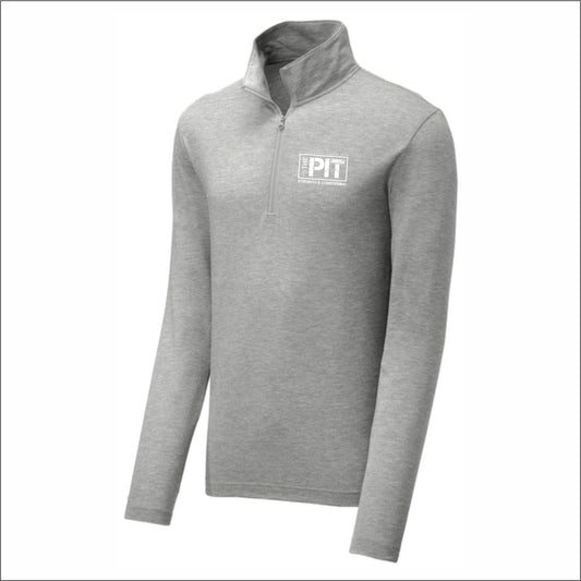 Four Seasons The Pit Sport-Wick Tri-Blend Wicking 1/4-Zip Pullover- Des. B