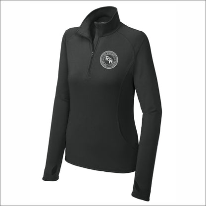 Fox & Hounds Ladies Stretch 1/2 Zip Performance