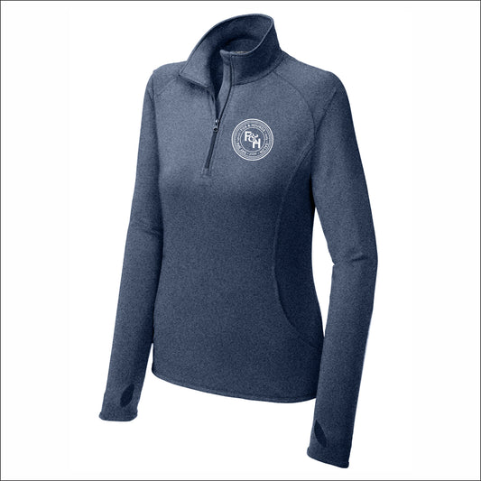 Fox & Hounds Ladies Stretch 1/2 Zip Performance