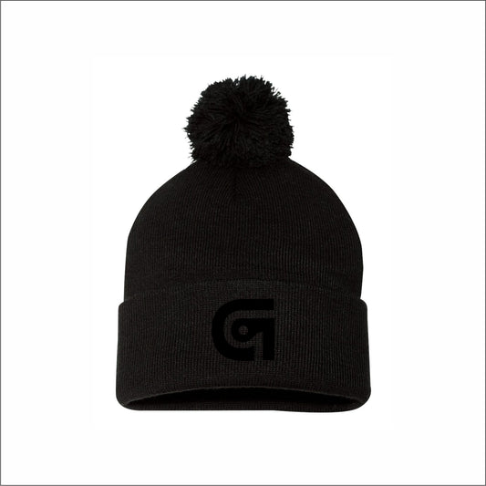 Gailey Eye Clinic Pom Beanie with Tonal Logo