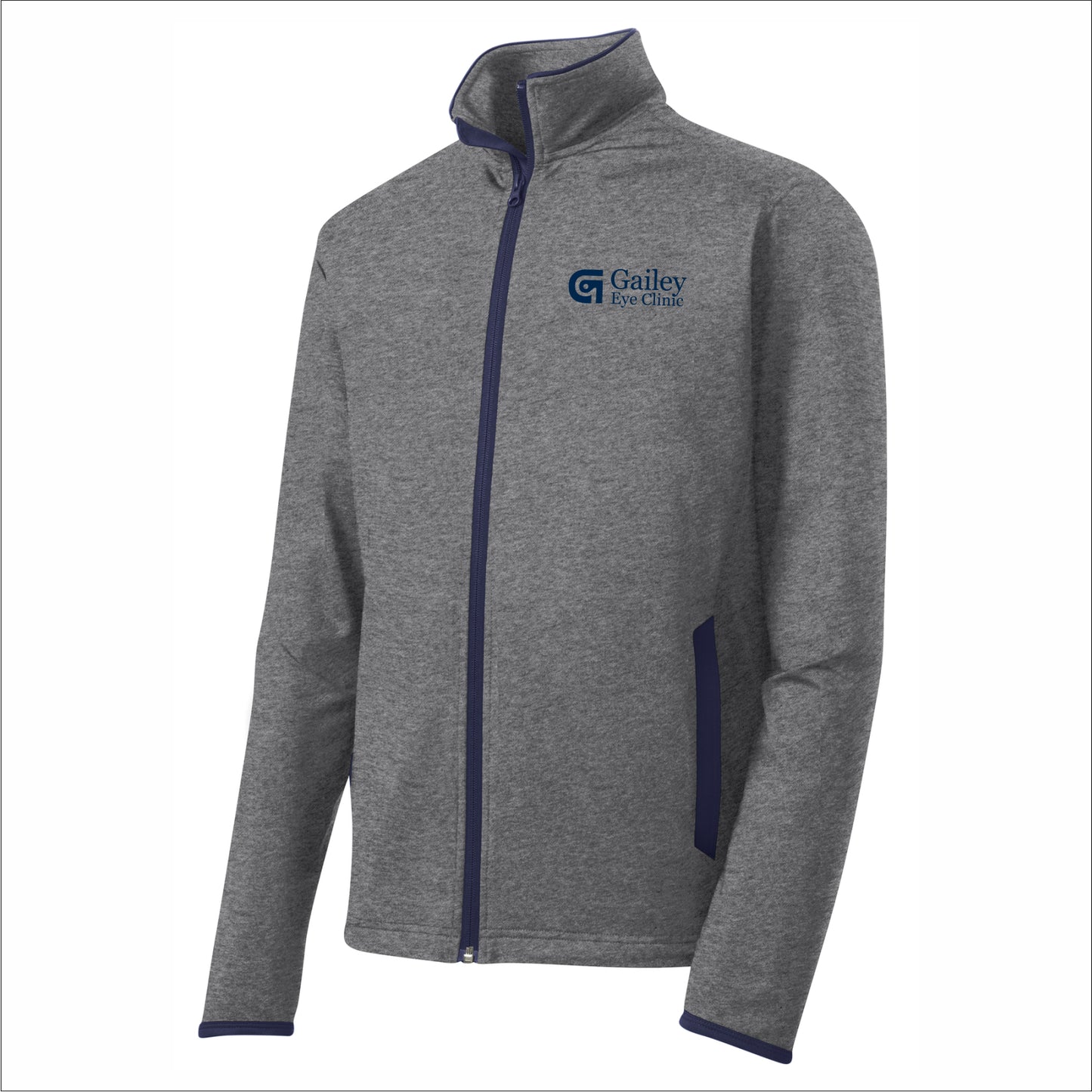 Gailey Eye Clinic Stretch Full-Zip with Tonal Logo