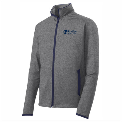 Gailey Eye Clinic Stretch Full-Zip with Tonal Logo