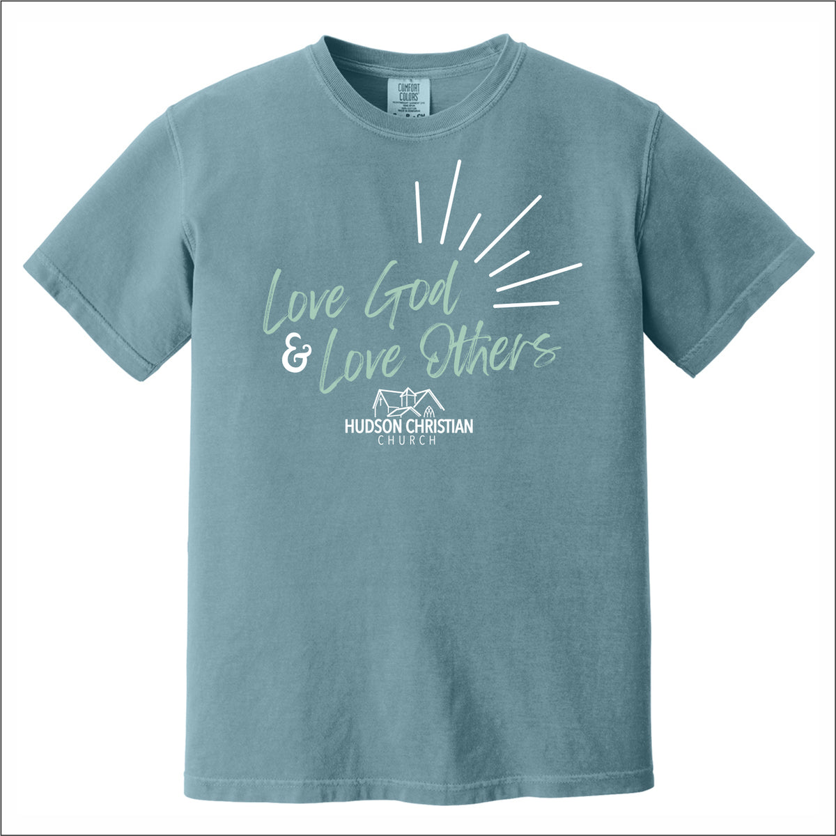 Hudson Christian Church Pigment Dye T-shirt