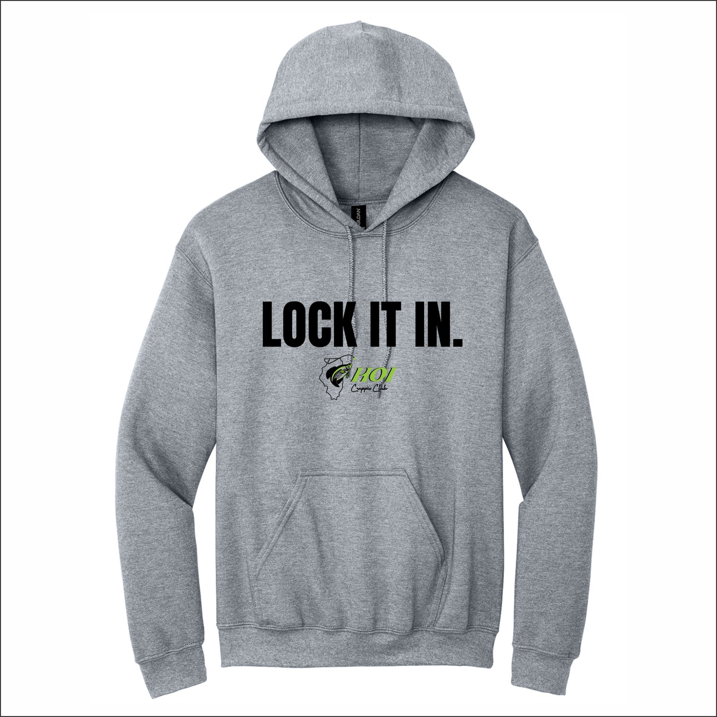 HOI Crappie Club Gildan Hooded Sweatshirt - Design D