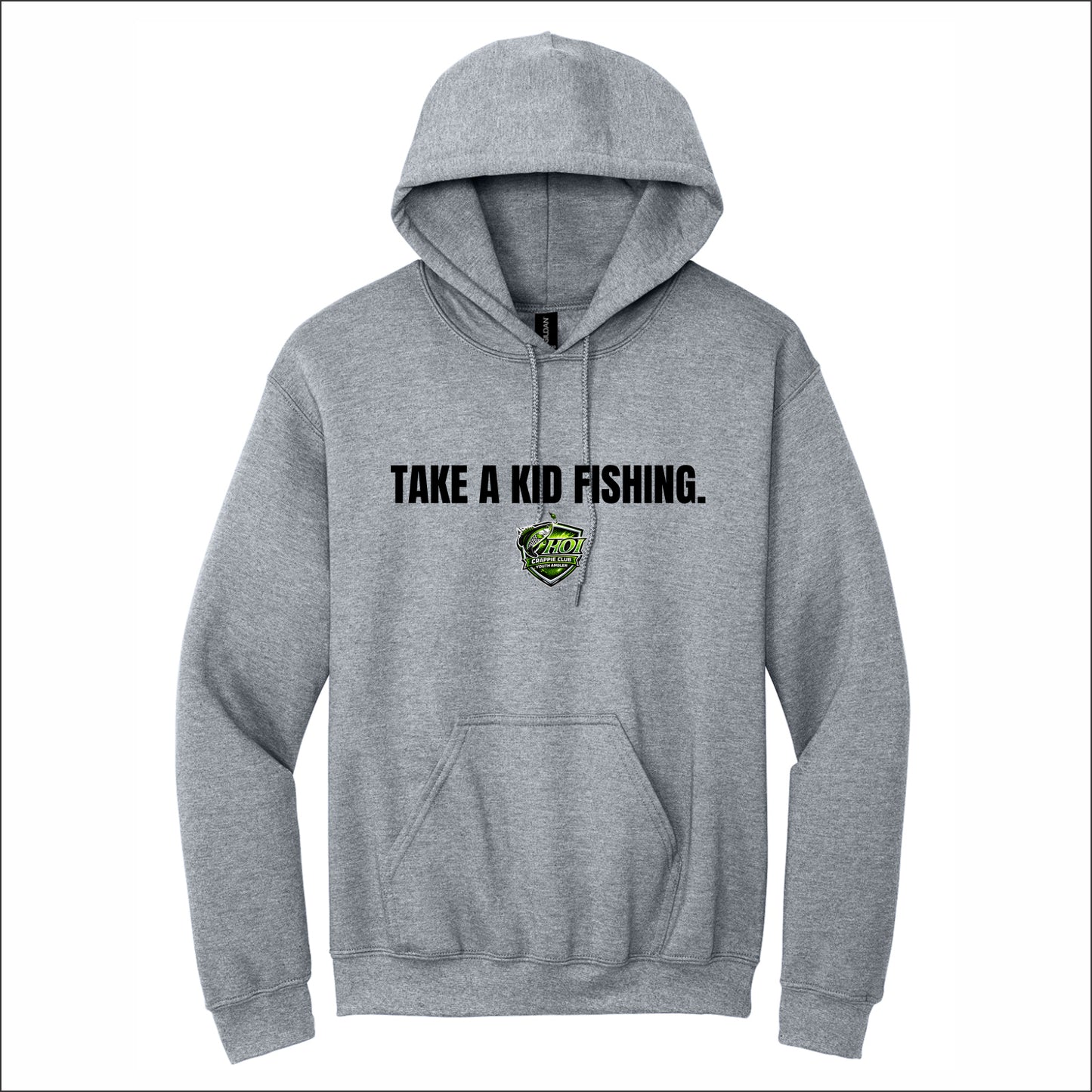 HOI Crappie Club Gildan Hooded Sweatshirt - Design F