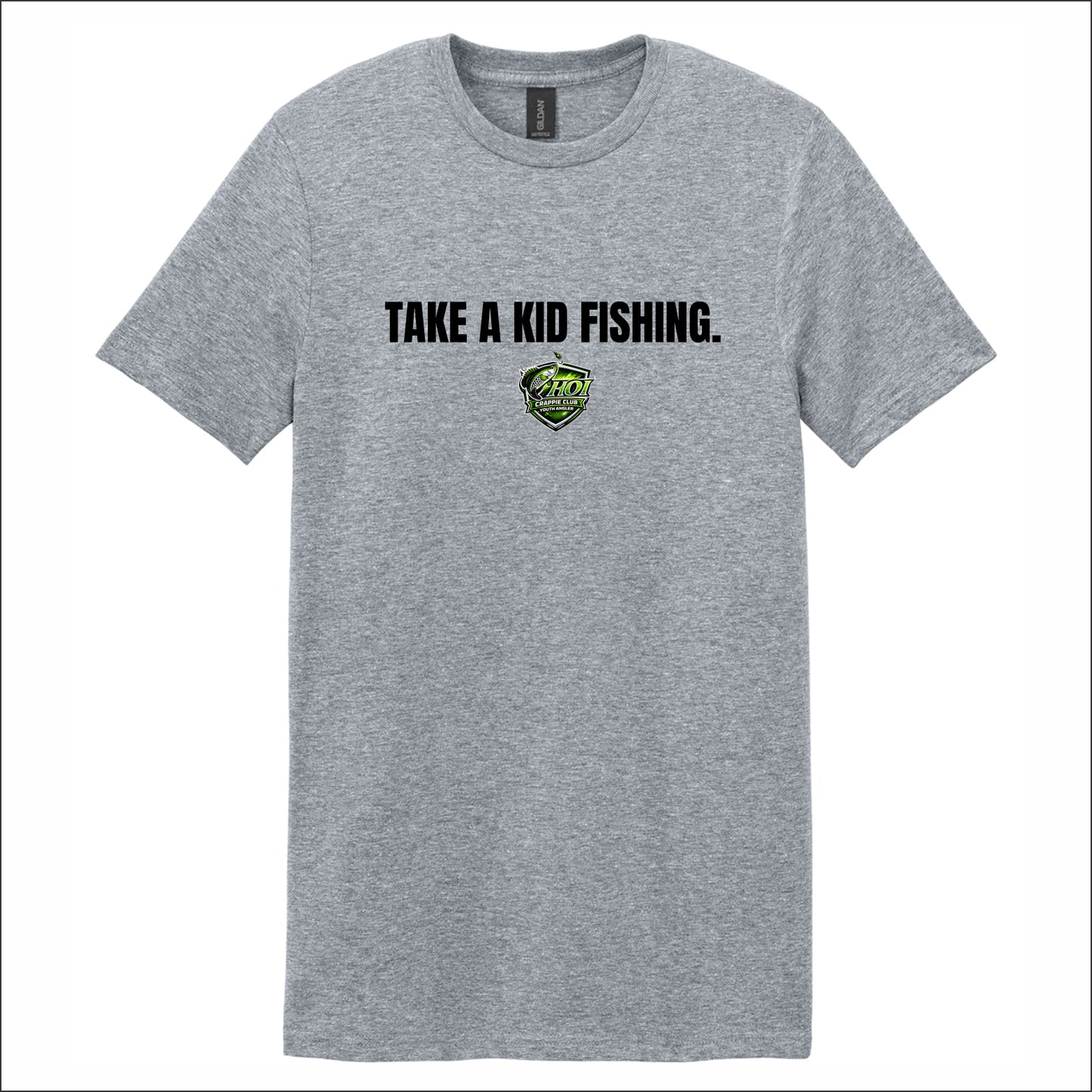 HOI Crappie Club Softstyle Short Sleeve T-shirt - Des. F
