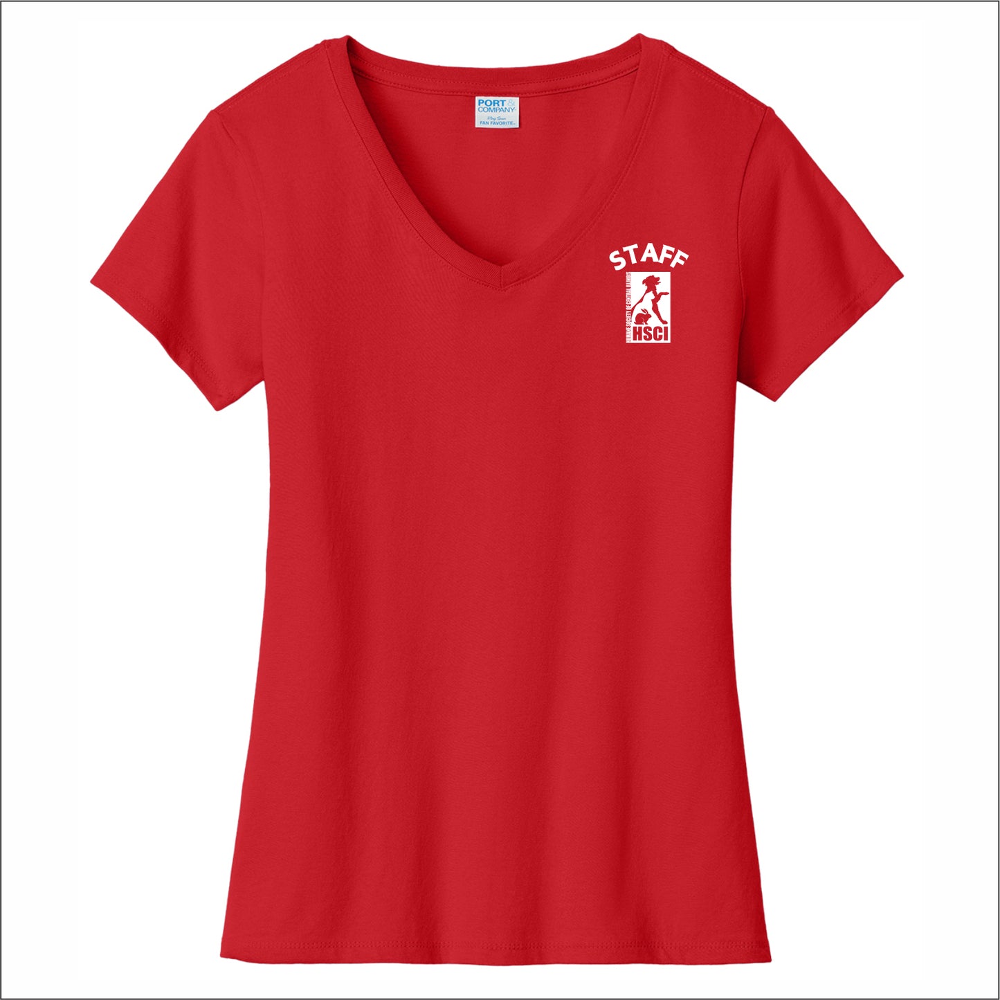 HSCI STAFF Ladies Fan Favorite V-Neck Tee
