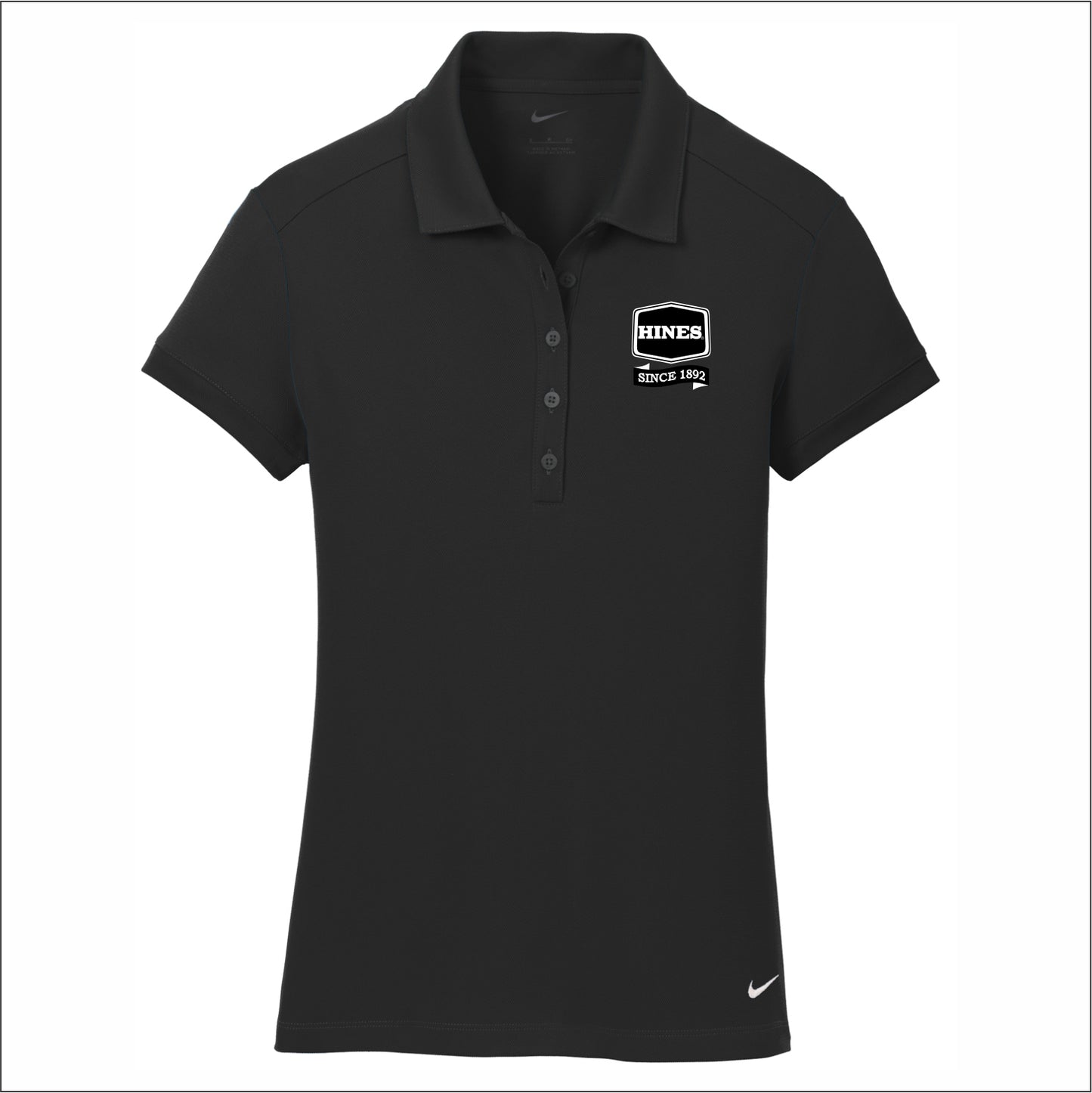 Hines Supply Ladies Nike Solid Icon Pique Polo