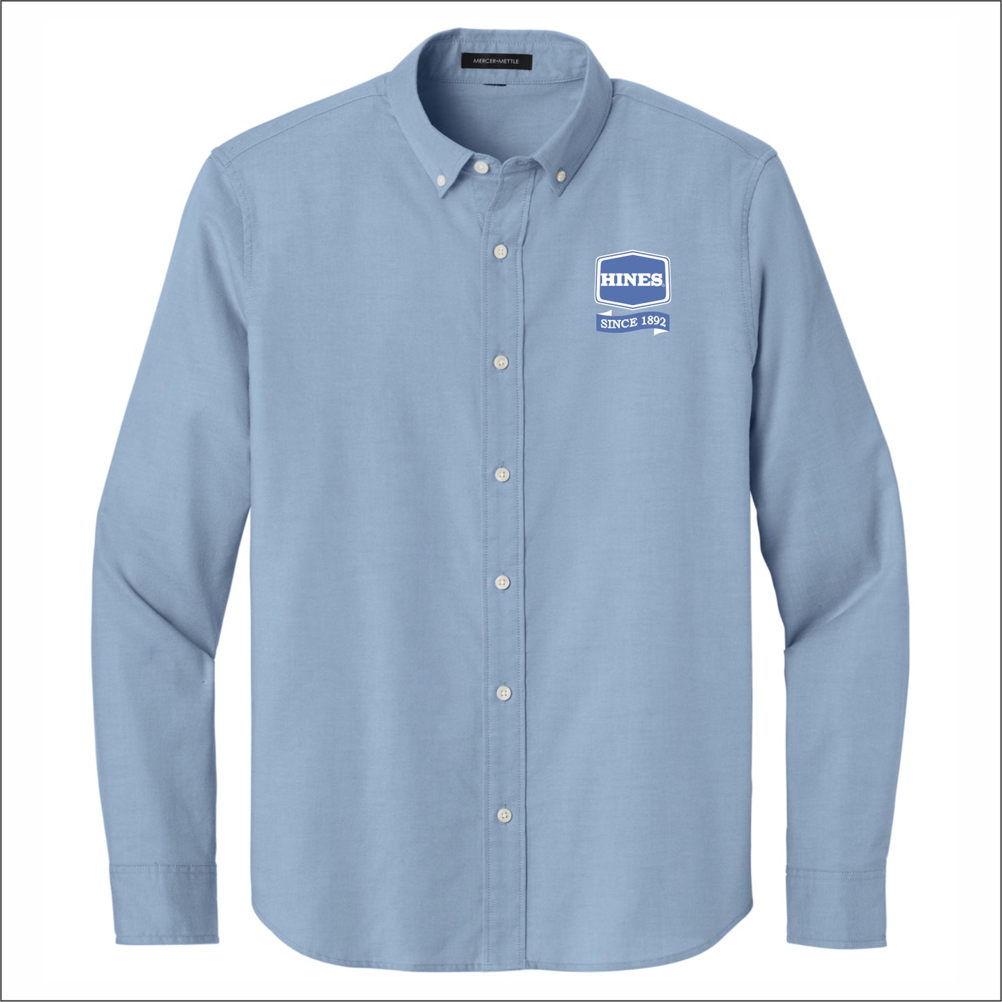 Hines Supply Long Sleeve Modern Oxford Shirt
