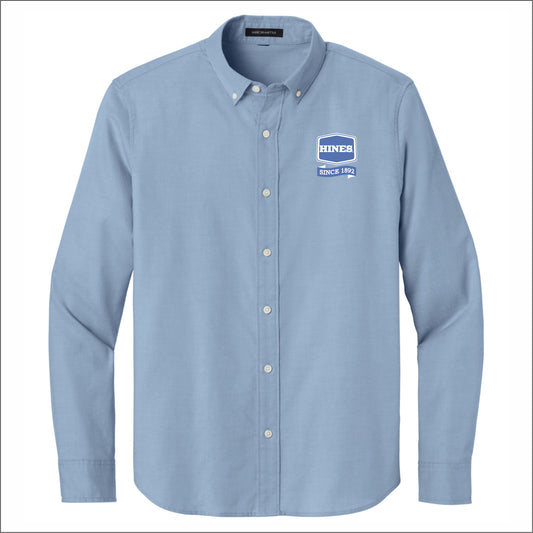 Hines Supply Long Sleeve Modern Oxford Shirt