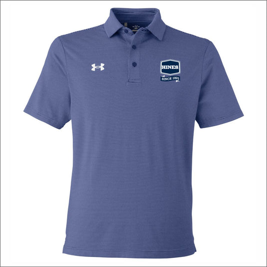 Hines Supply UA Men's Destin Drive Striped Performance Polo
