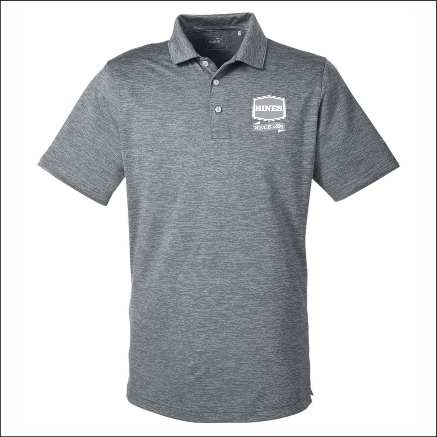 Hines Supply Puma Golf Men's Icon Heather Polo