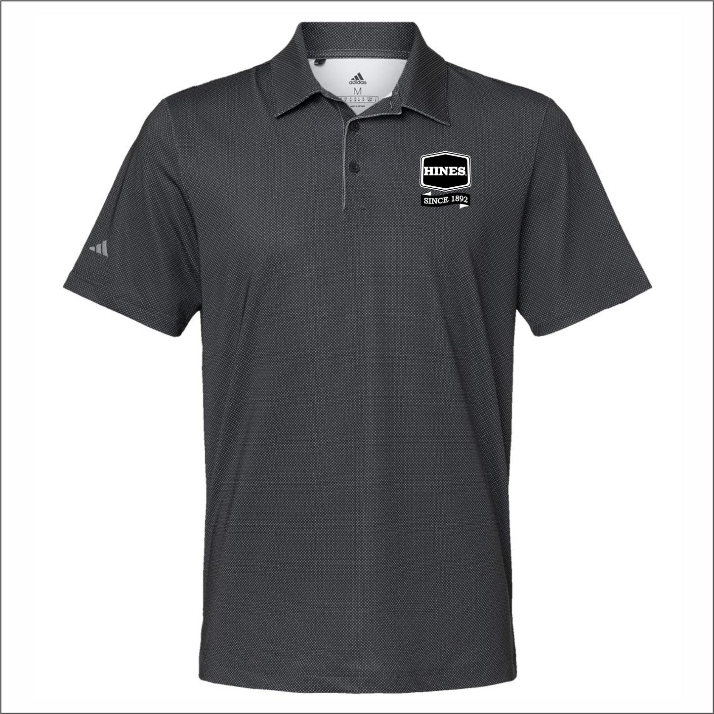 Hines Supply Adidas Men's Ultimate365 Diamond Dot Print Polo