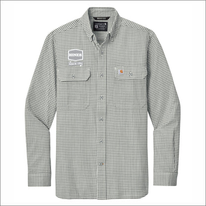 Hines Supply Carhartt Rugged Flex Plaid Long Sleeve Shirt