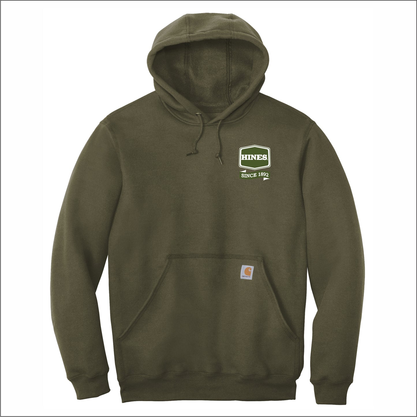 Hines Supply Carhartt Midweight Hooded Sweatshirt