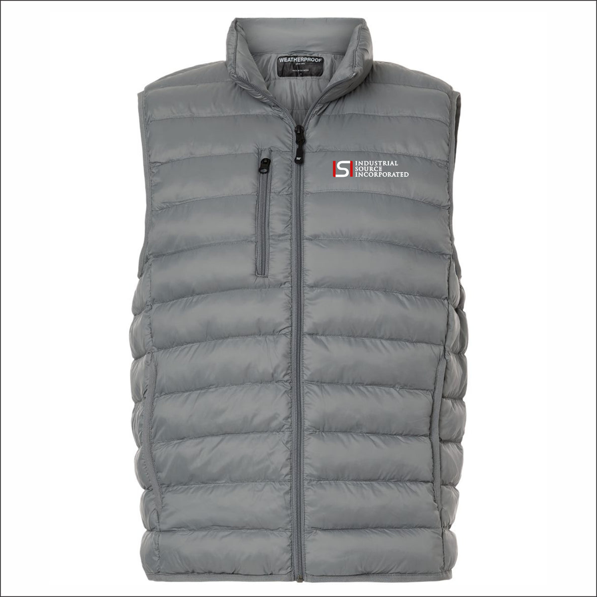 Industrial Source Inc Men's Lightweight Poly-filled Packable Vest