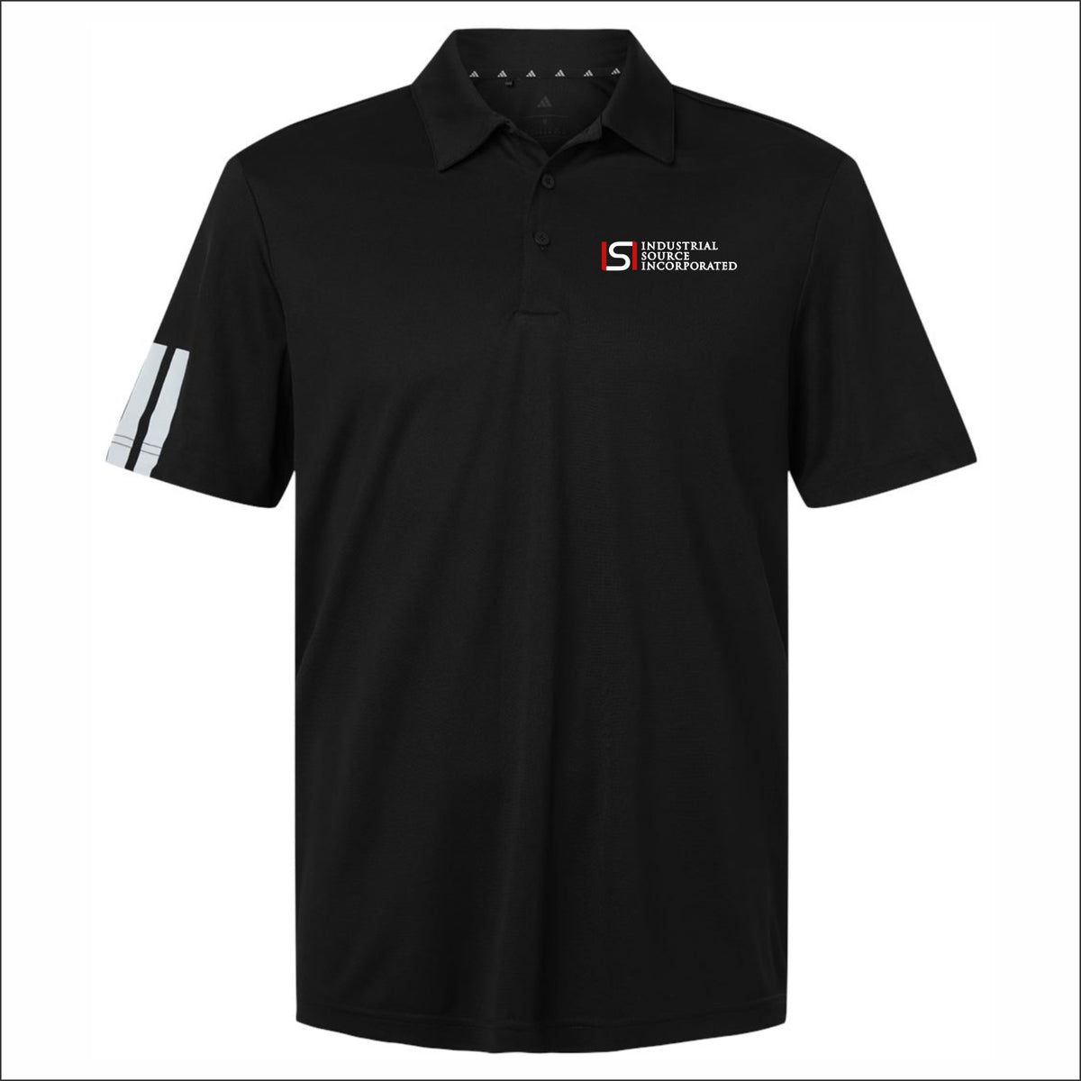 Industrial Source Inc Adidas Men's Performance 3-Stripes Climacool Polo