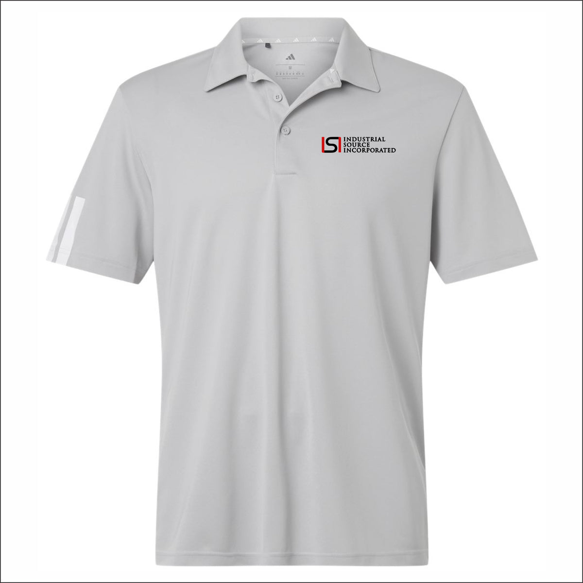 Industrial Source Inc Adidas Men's Performance 3-Stripes Climacool Polo