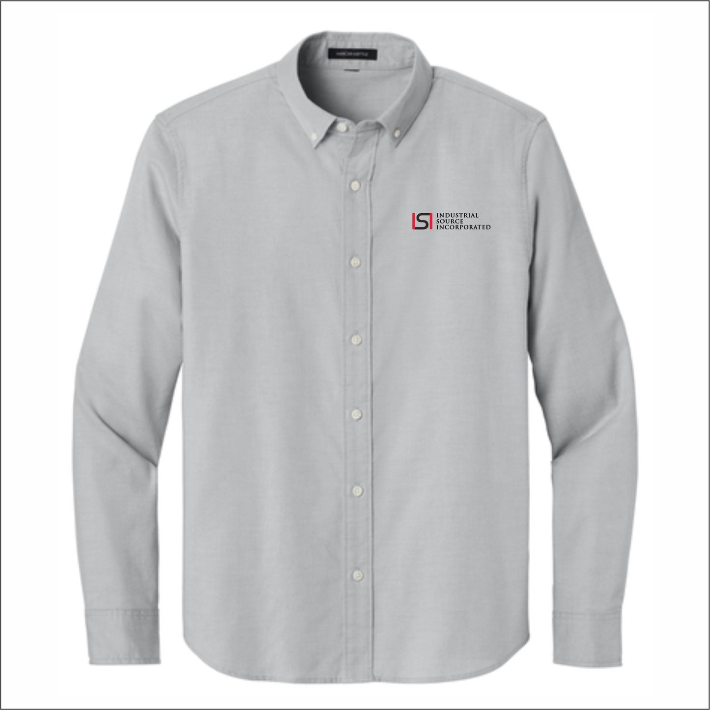 Industrial Source Inc Long Sleeve Modern Oxford Shirt