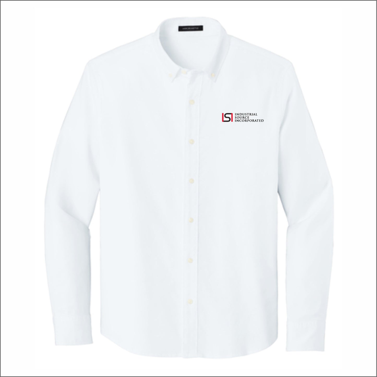 Industrial Source Inc Long Sleeve Modern Oxford Shirt
