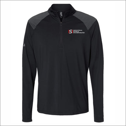 Industrial Source Inc Adidas Ultimate365 Lightweight Shoulder Stripe 1/4 Zip Pullover