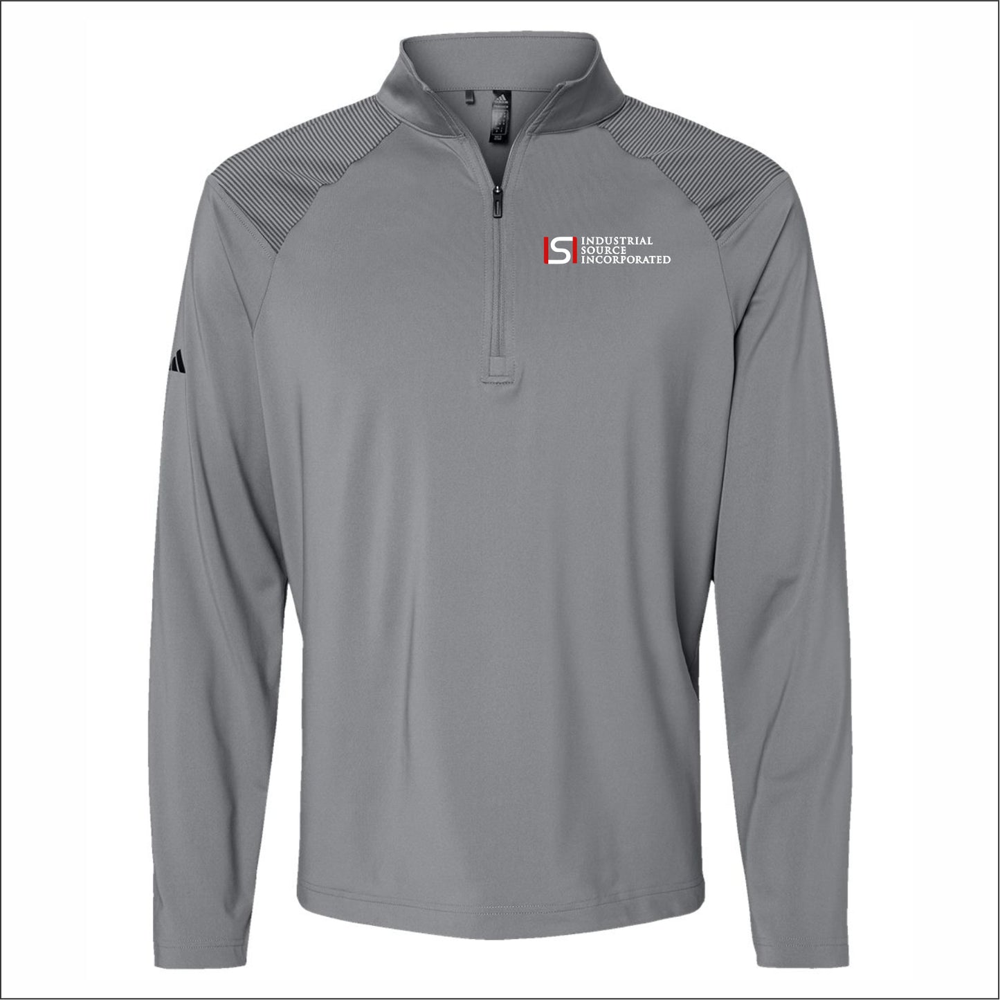 Industrial Source Inc Adidas Ultimate365 Lightweight Shoulder Stripe 1/4 Zip Pullover
