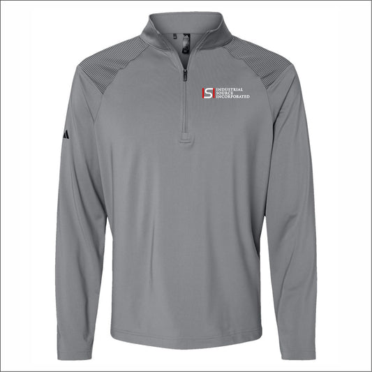 Industrial Source Inc Adidas Ultimate365 Lightweight Shoulder Stripe 1/4 Zip Pullover