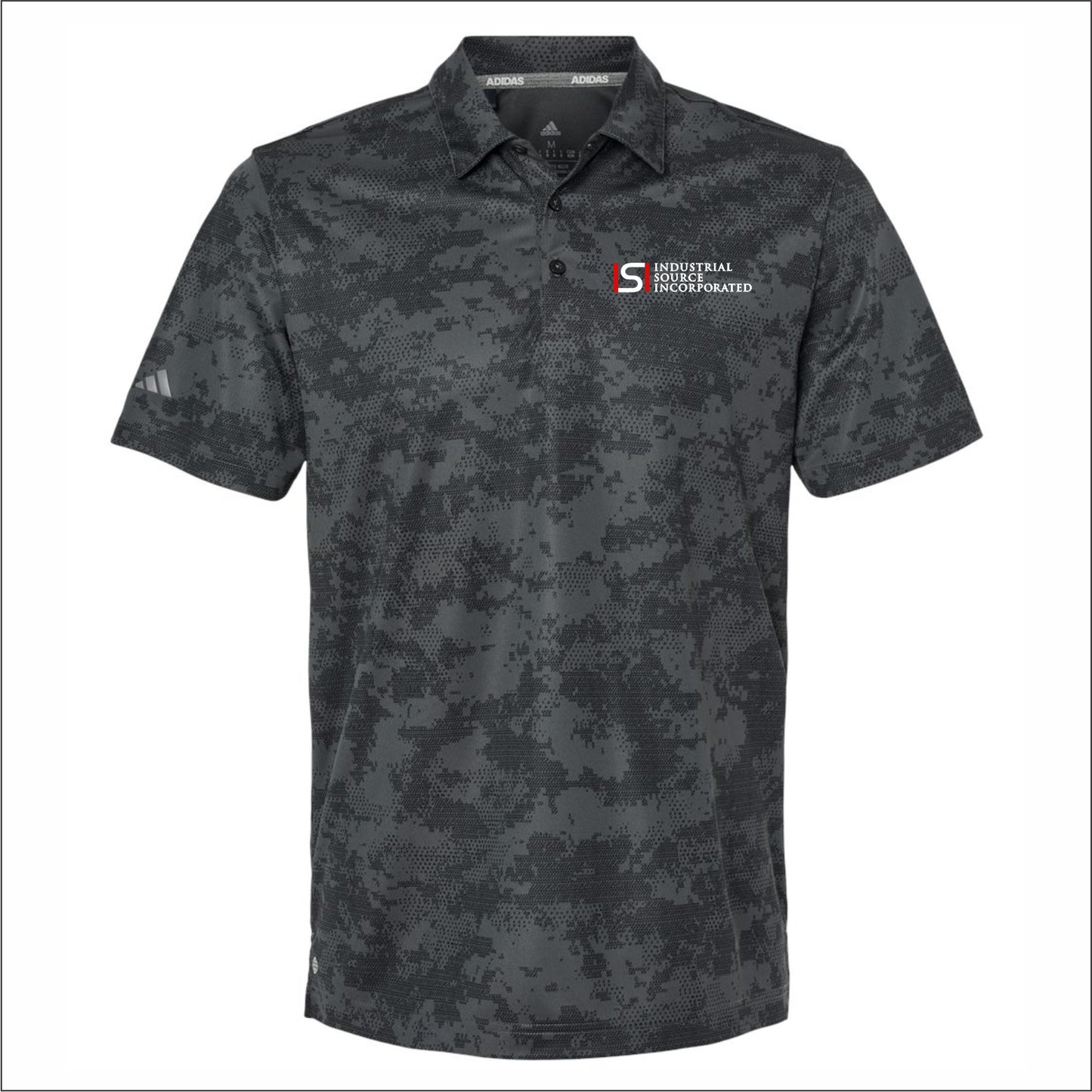 Industrial Source Inc Adidas Men's All Over Camo Print Polo
