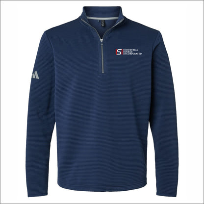 Industrial Source Inc Adidas Men's Spacer Quarter-Zip Pullover