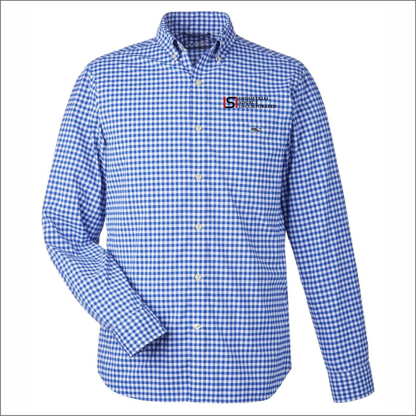 Industrial Source Inc Men's On-The-Go Nylon Gingham Shirt