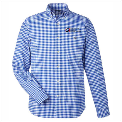 Industrial Source Inc Men's On-The-Go Nylon Gingham Shirt
