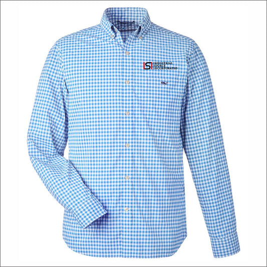 Industrial Source Inc Men's On-The-Go Nylon Gingham Shirt
