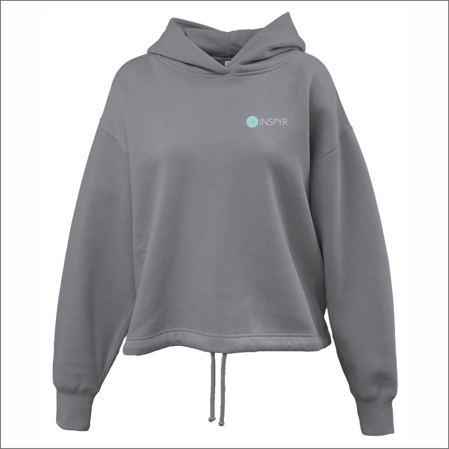INSPYR Ladies Cinch Waist Soft Sponge Hoodie