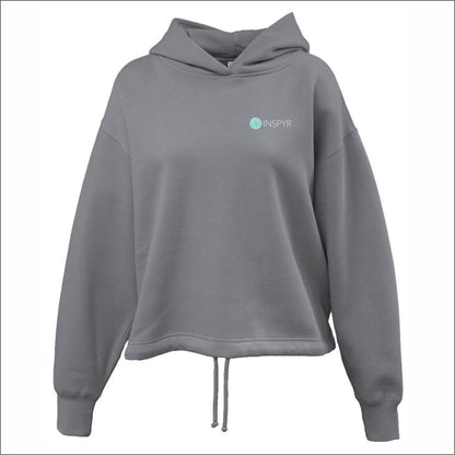 INSPYR Ladies Cinch Waist Soft Sponge Hoodie