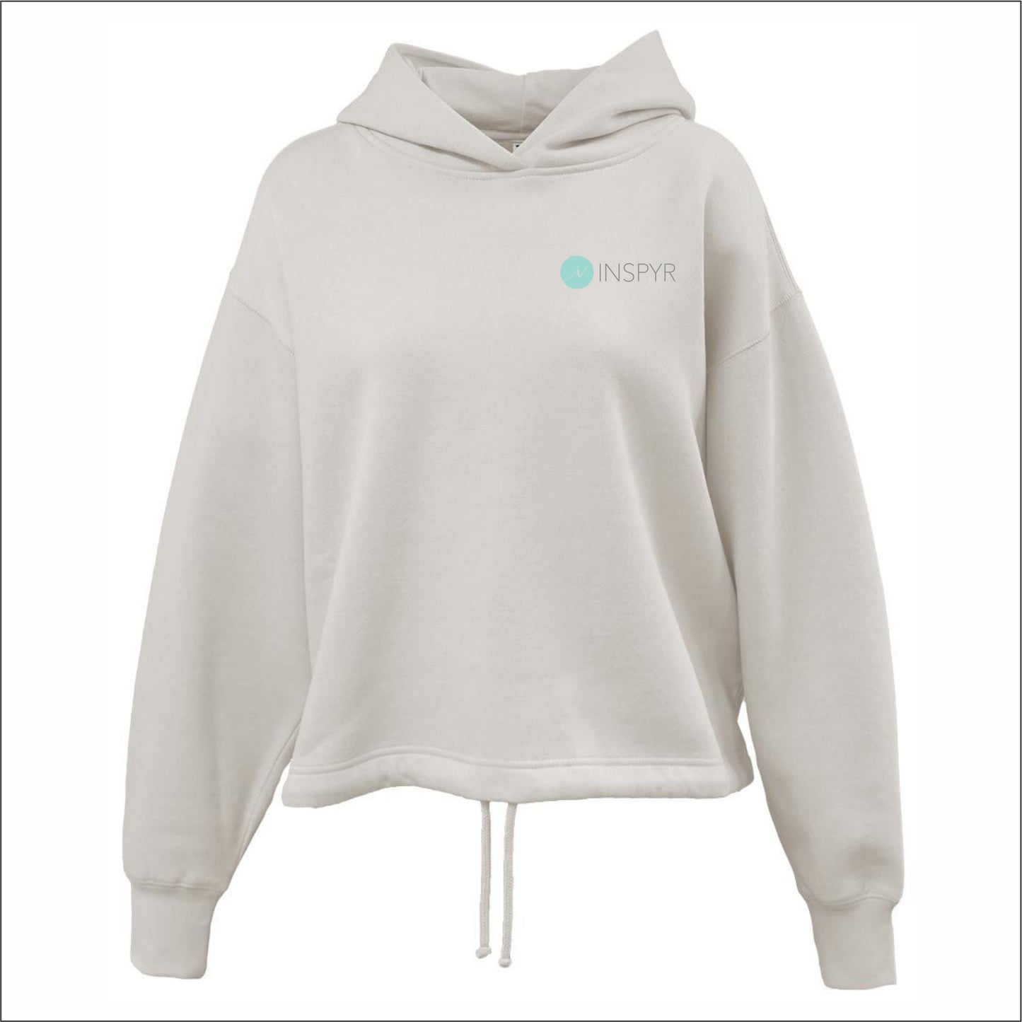 INSPYR Ladies Cinch Waist Soft Sponge Hoodie