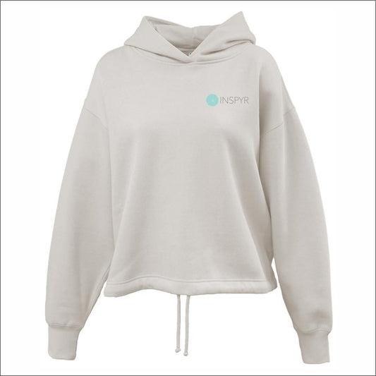 INSPYR Ladies Cinch Waist Soft Sponge Hoodie