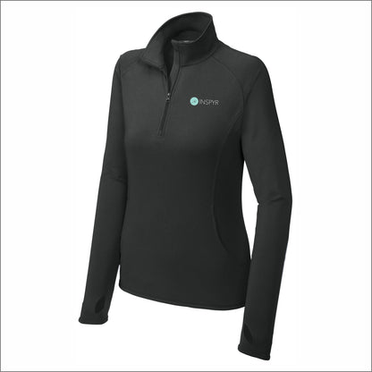 INSPYR Ladies Stretch 1/2 Zip Performance