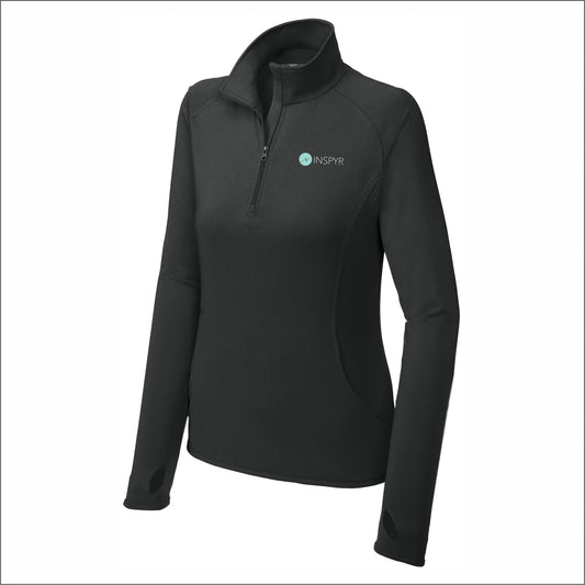 INSPYR Ladies Stretch 1/2 Zip Performance