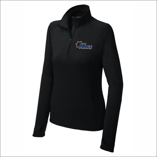 Jon Albee for Sheriff Ladies Stretch 1/2 Zip Performance