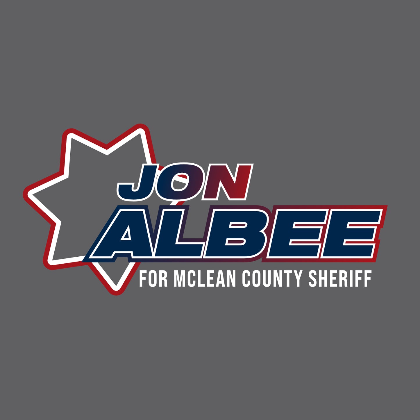 Jon Albee for Sheriff Ladies Stretch 1/2 Zip Performance