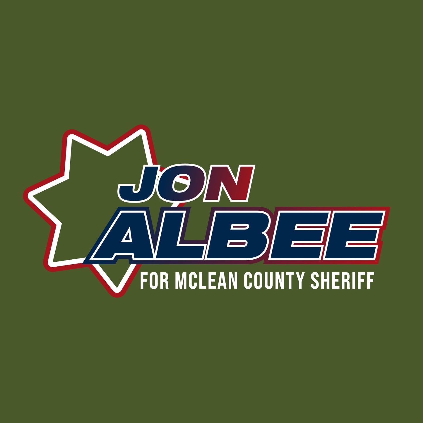 Jon Albee for Sheriff Hooded Sweatshirt