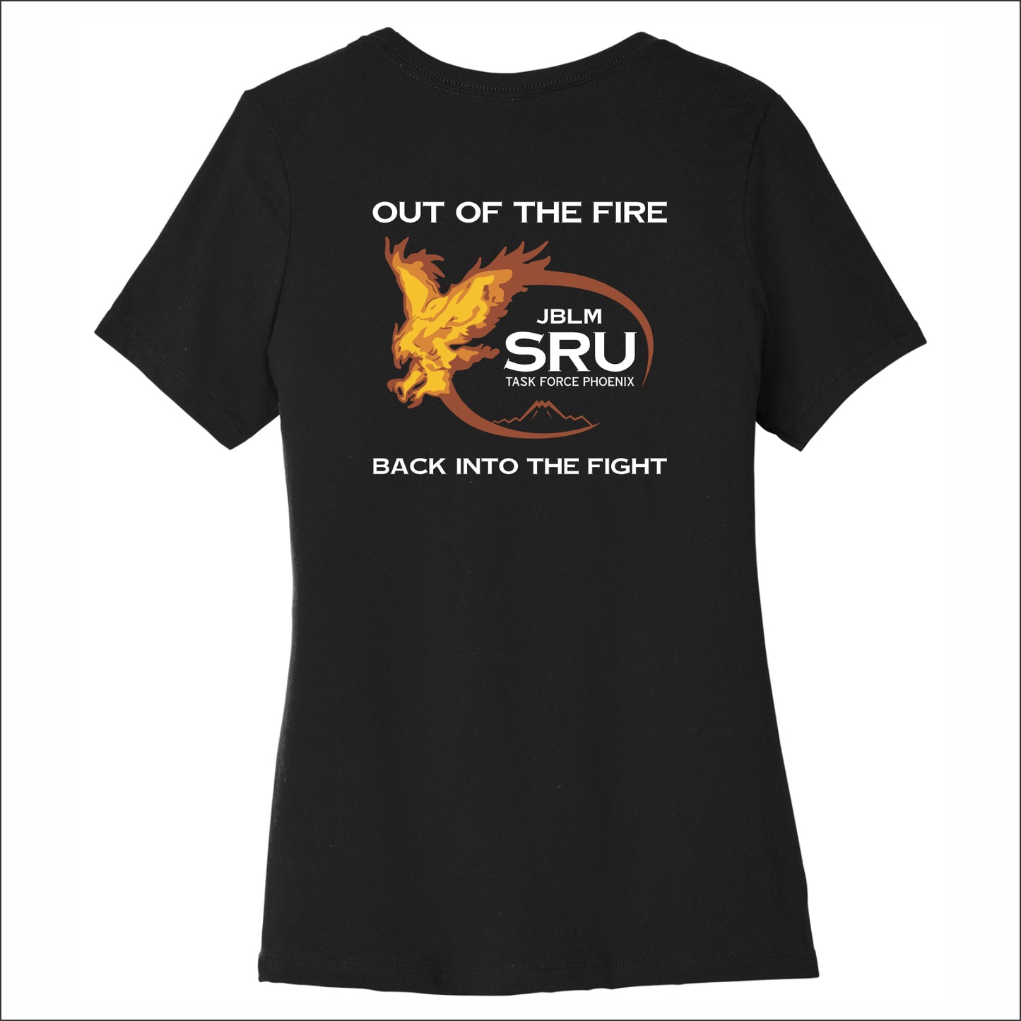 JBLM SRU Ladies Relaxed Tri-Blend Tee