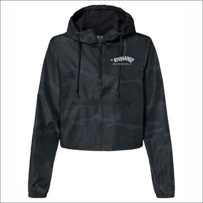 Windjammer Ladies Lightweight 1/4 Zip Cropped Windbreaker