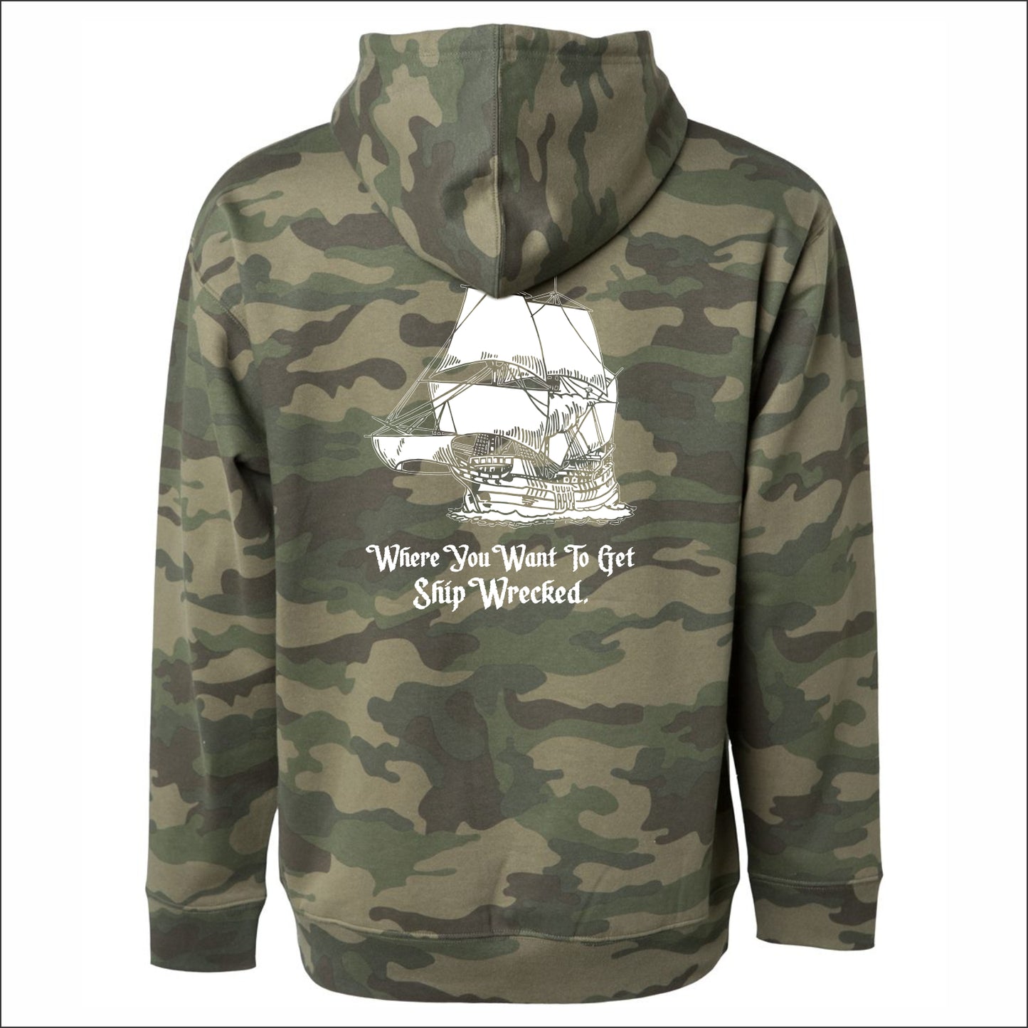 Windjammer Camouflage Hooded Sweatshirt