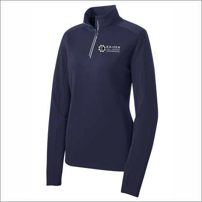 Kaizen CPAs Ladies Sport-Tek Textured 1/4-Zip Pullover - AUTO