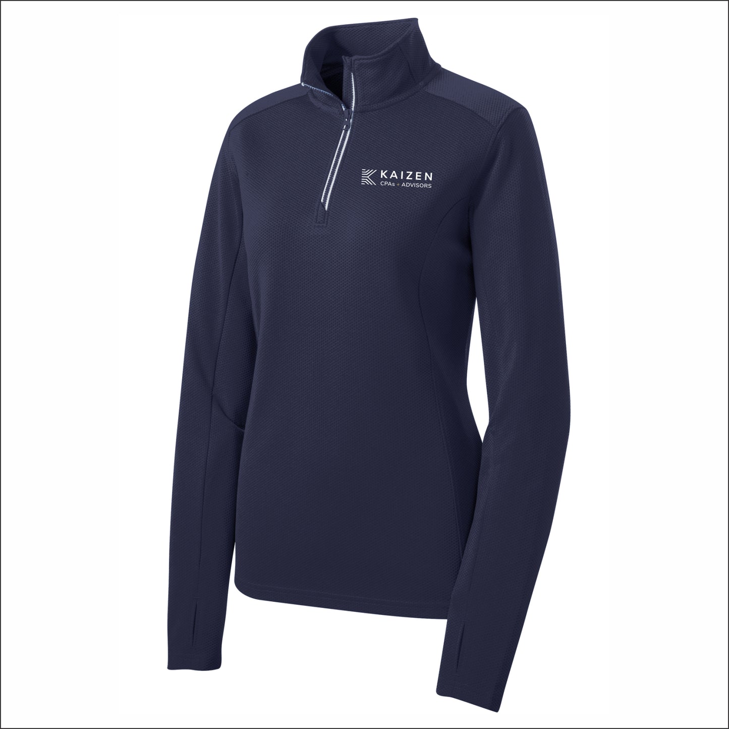 Kaizen CPAs Ladies Sport-Tek Textured 1/4-Zip Pullover - CPA