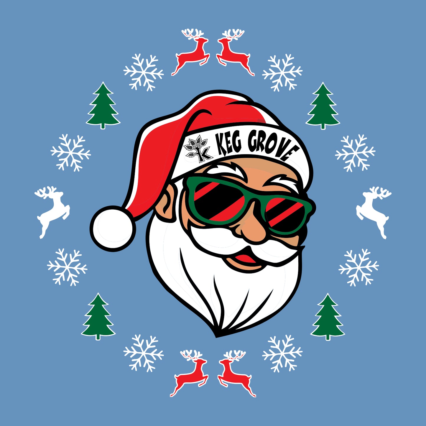 Keg Grove Hooded Sweatshirt - Design G